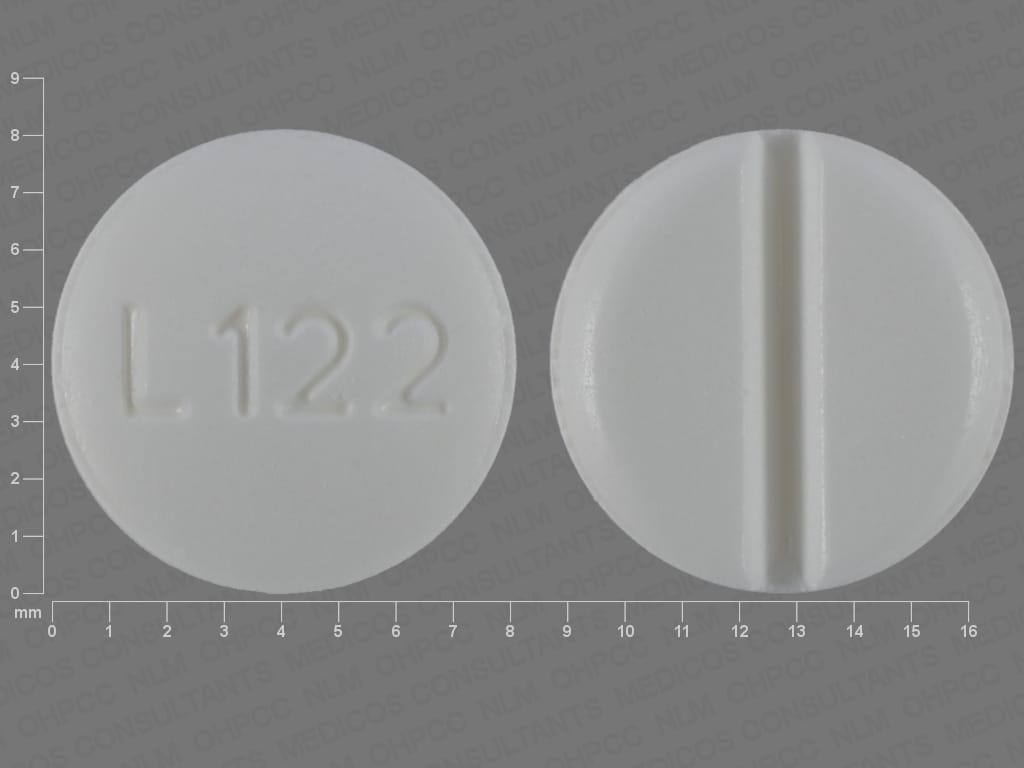 Image 1 - Imprint L122 - lamotrigine 100 mg