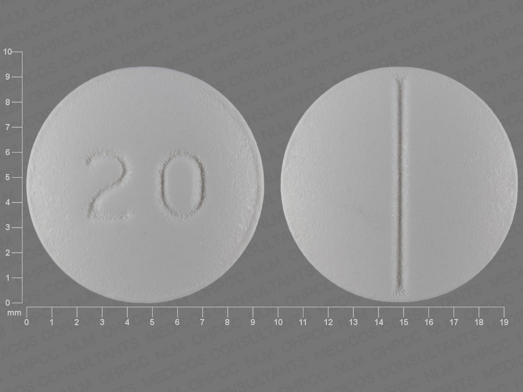 Image 1 - Imprint 20 - escitalopram 20 mg (base)