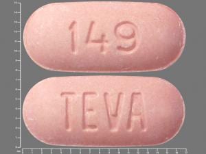 Image 1 - Imprint TEVA 149 - naproxen 500 mg