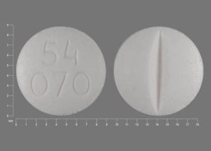 Image 1 - Imprint 54 070 - flecainide 100 mg