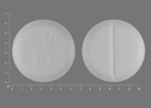 Pill Finder: 54 662 White Round - Medicine.com