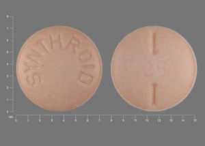 Image 1 - Imprint SYNTHROID 25 - Synthroid 25 mcg (0.025 mg)