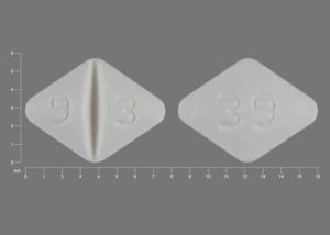 Imprint 9 3 39 - lamotrigine 25 mg