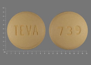 Image 1 - Imprint TEVA 739 - donepezil 10 mg