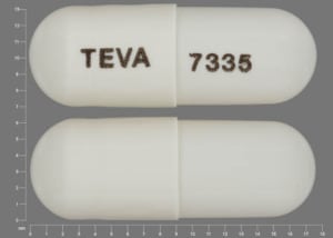 Image 1 - Imprint TEVA 7335 - topiramate 15 mg