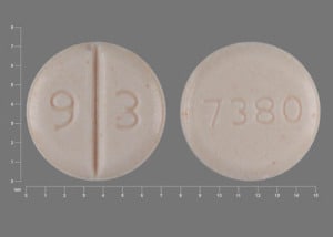 Imprint 9 3 7380 - venlafaxine 37.5 mg