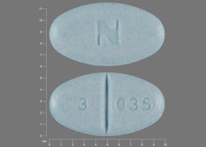 Image 1 - Imprint 3 035 N - glyburide 3 mg