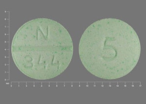 Image 1 - Imprint N 344 5 - glyburide 5 mg