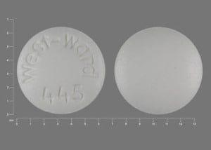 Image 1 - Imprint West-ward 445 - phenobarbital 15 mg