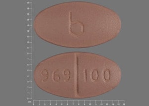 Imprint b 969 100 - fluvoxamine 100 mg