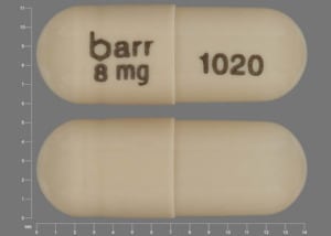 Imprint barr 8mg 1020 - galantamine 8 mg