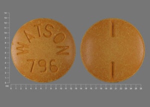 Imprint WATSON 796 - sulfasalazine 500 mg