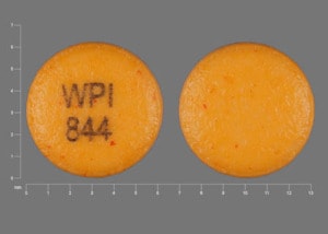 Image 1 - Imprint WPI 844 - glipizide 5 mg