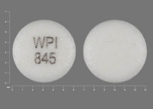 Pill Finder: WPI 845 White Round - Medicine.com