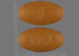 Imprint V 5905 - sulfasalazine 500 mg