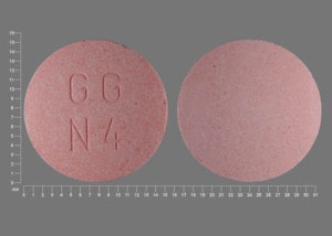 Image 1 - Imprint GG N4 - amoxicillin/clavulanate 400 mg / 57 mg