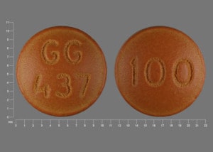 Imprint GG 437 100 - chlorpromazine 100 mg