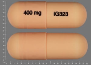 Image 1 - Imprint 400 mg IG323 - gabapentin 400 mg