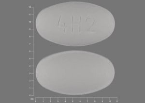 Pill Finder: 4H2 White Elliptical / Oval - Medicine.com