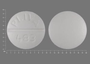 Image 1 - Imprint PLIVA 483 - theophylline 100 mg