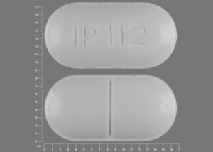 Image 1 - Imprint IP 112 - acetaminophen/hydrocodone 500 mg / 7.5 mg