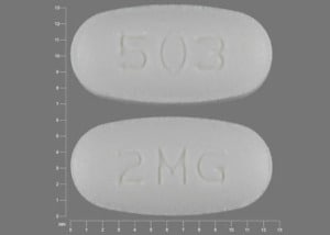 Pill Finder: 503 2MG White Capsule-shape - Medicine.com