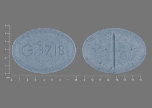 Imprint G 3718 - triazolam 0.25 mg