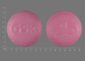 Image 1 - Imprint GSK 25 - paroxetine 25 mg