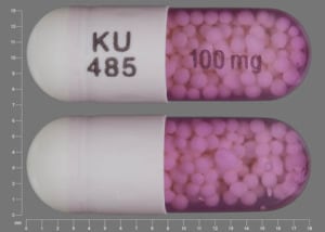 Image 1 - Imprint KU 485 100 mg - verapamil 100 mg