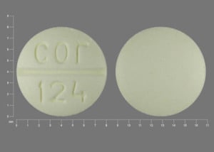 Image 1 - Imprint cor 124 - glyburide 2.5 mg