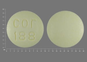 Image 1 - Imprint cor 188 - alprazolam 1 mg