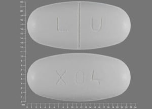 Image 1 - Imprint LU X04 - levetiracetam 1000 mg