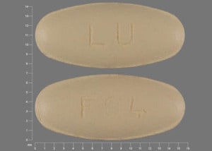 Image 1 - Imprint LU F04 - quinapril 40 mg