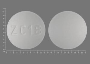 Image 1 - Imprint ZC18 - paroxetine 40 mg