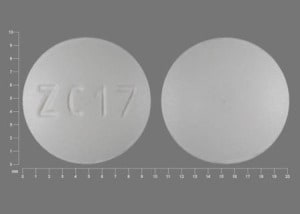 Image 1 - Imprint ZC17 - paroxetine 30 mg