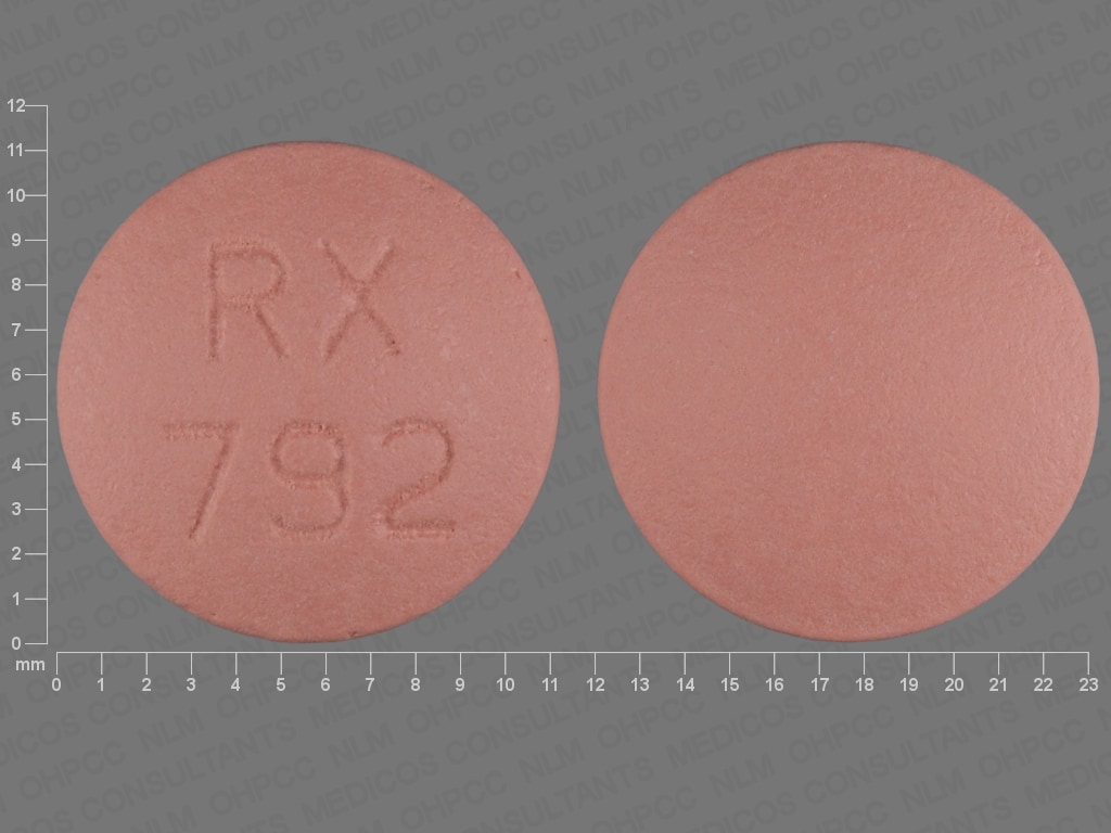 Image 1 - Imprint RX 792 - simvastatin 40 mg
