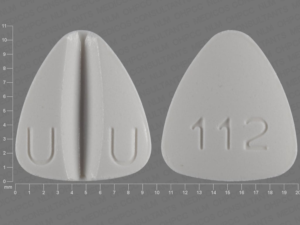 Image 1 - Imprint U U 112 - lamotrigine 100 mg