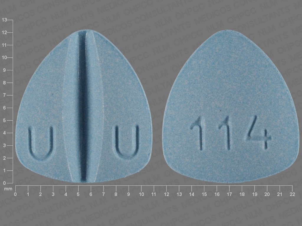 Image 1 - Imprint U U 114 - lamotrigine 200 mg