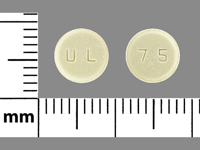 Image 1 - Imprint U L 7.5 - meloxicam 7.5 mg