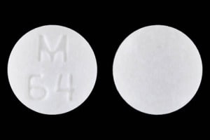 Imprint M 64 - atenolol/chlorthalidone 100 mg / 25 mg