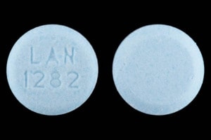 Pill Finder: LAN 1282 Blue Round - Medicine.com