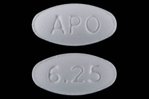 Image 1 - Imprint APO 6.25 - carvedilol 6.25 mg