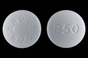 Image 1 - Imprint 850 ANDRX 675 - metformin 850 mg