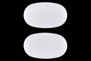 Image 1 - Imprint W 964 - azithromycin 500 mg