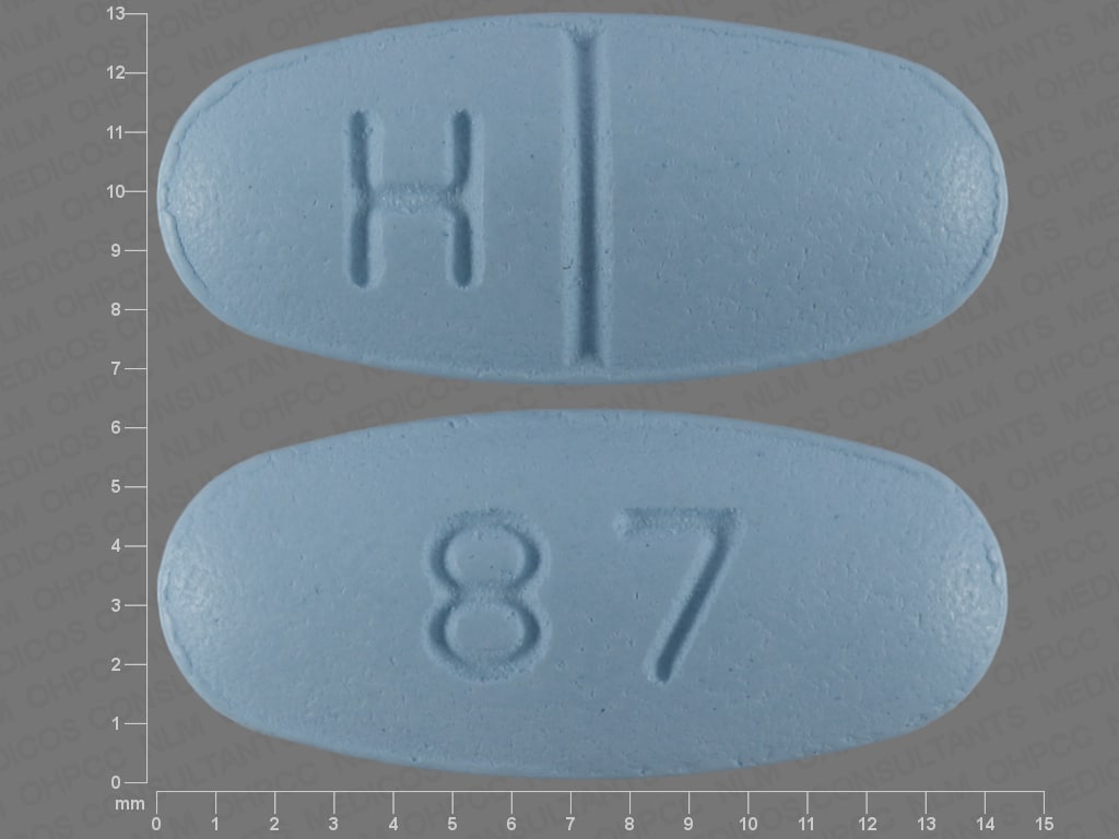 Pill Finder H 87 Blue Capsule Shape Medicine Com