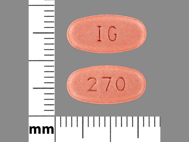 Image 1 - Imprint IG 270 - quinapril 40 mg