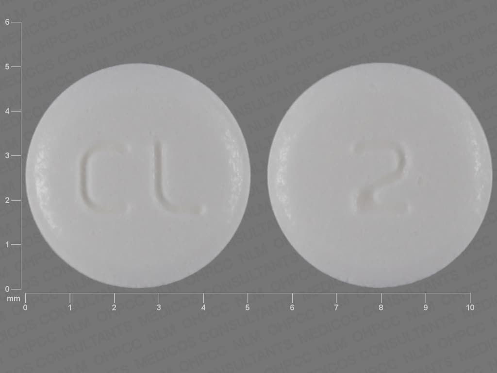 Image 1 - Imprint CL 2 - pramipexole 0.125 mg