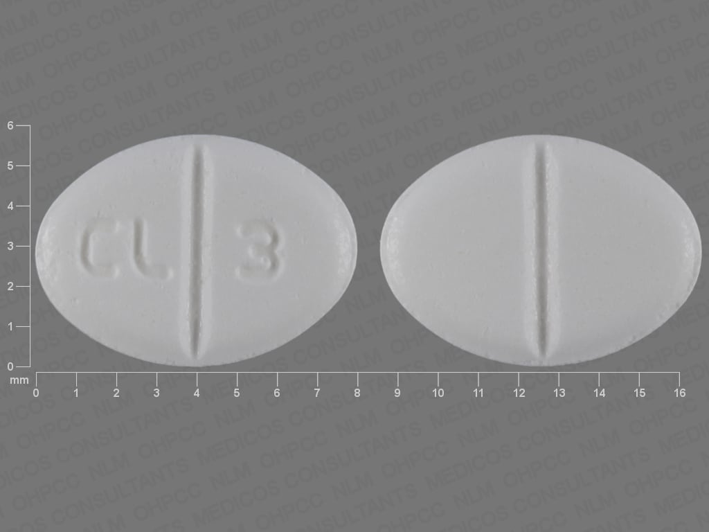 Image 1 - Imprint CL 3 - pramipexole 0.25 mg