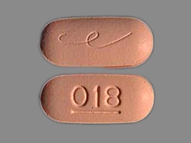 Image 1 - Imprint E 018 - Allegra 180 mg