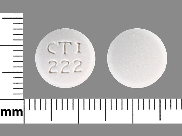 Image 1 - Imprint CTI 222 - ciprofloxacin 250 mg